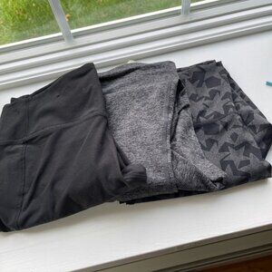 Lot of Three Leggings Preloved Size L & XL Nike/Aerie